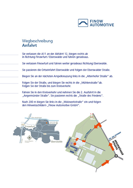 Anfahrtsbeschreibung