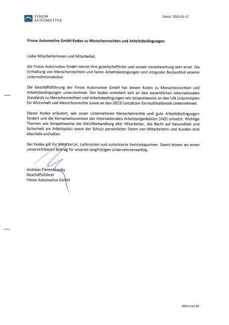 Kodex zu Menschenrechten