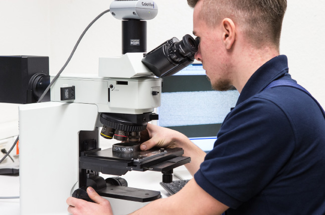 Qualitätssicherung - Mikroskopie